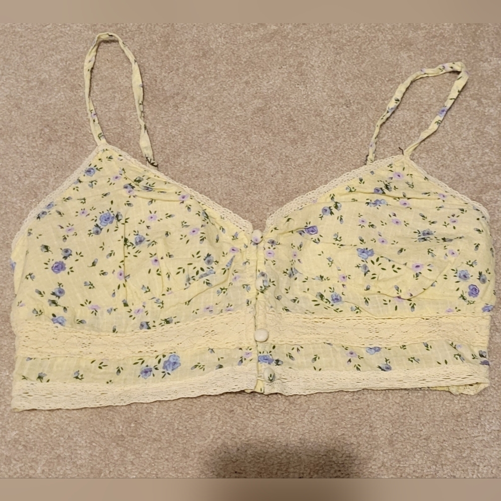 Aeropostale floral crop top